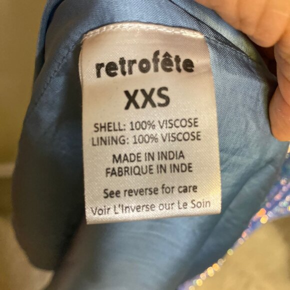 RETROFETE KATYA SEQUIN DRESS - Picture 5 of 11